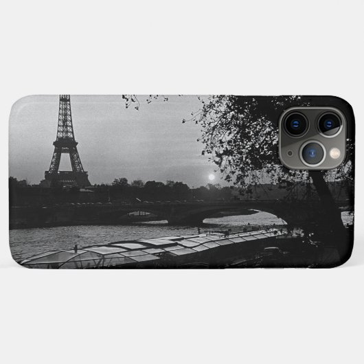 -Frankrijk zonsondergang Eiffeltoren Case-Mate iPhone Case (Achterkant (horizontaal))