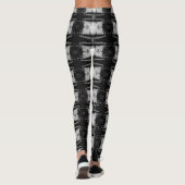 -Frankrijk zonsondergang Eiffeltoren Leggings (Achterkant)