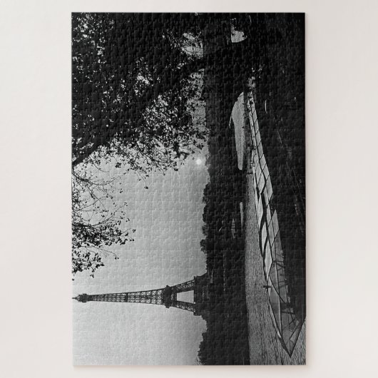 -Frankrijk zonsondergang Eiffeltoren Legpuzzel (Verticaal)