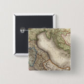 Frankrijk - Zuidoost Vierkante Button 5,1 Cm (Voorkant /achterkant)
