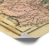 Frankrijk, Zwitserland, Duitsland Poster (Hoek)