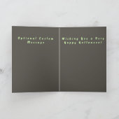 Franks Dwaze Monster - Grappige Frankenstein Monst Feestdagen Kaart (Binnen)