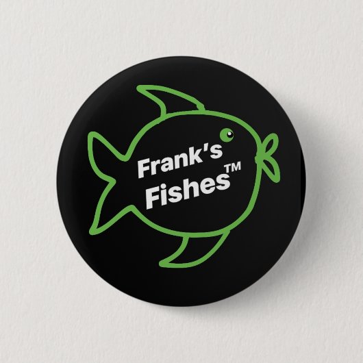 Frank's Fishes 1 Ronde Button 5,7 Cm (Voorkant)