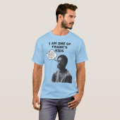Frank's Kinder lichtblauwe Shirt/zwarte tekst T-shirt (Voorkant volledig)