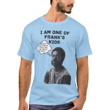 Frank's Kinder lichtblauwe Shirt/zwarte tekst
