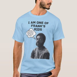 Frank's Kinder lichtblauwe Shirt/zwarte tekst T-shirt