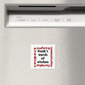 Frank's woord van wijsheid magneet (Insitu (Vaatwasser))