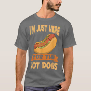 Franks zegt dat grappige hotdog me hier is voor de t-shirt