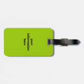 Franky Bagagelabel (Achterkant horizontaal)