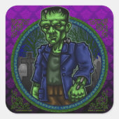 Franky Monster Design sticker (Voorkant)