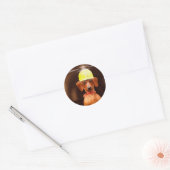 Franky The Flying Dachshund Sticker (Envelop)