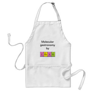 Franni periodieke table name apron standaard schort