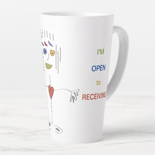 'Frannie' - Open voor het ontvangen van Latte Mok (Rechterhoek)