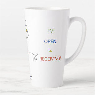 'Frannie' - Open voor het ontvangen van Latte Mok