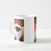 Franny Claus Sad Santa Kat Koffiemok (Voorkant links)