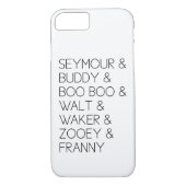 Franny Zooey Glass Family iPhone 7 hoesje (Achterkant)