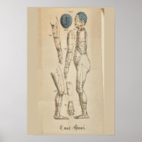 Frans 1825 Acupunctuur Meridian Points