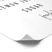 Frans 75 Cocktail Recipe Poster (Hoek)