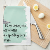 Frans 75 Cocktail Recipe Theedoek (Quarter Fold)