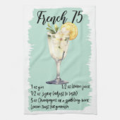 Frans 75 Cocktail Recipe Theedoek (Verticaal)