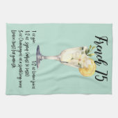 Frans 75 Cocktail Recipe Theedoek (Horizontaal)