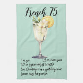 Frans 75 Cocktail Recipe Theedoek (Verticaal)