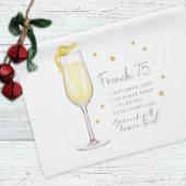 Frans 75 Mix Drink Vakantie Kerstrecept Theedoek