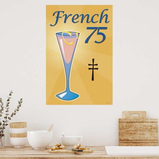 Frans 75 poster (Keuken)