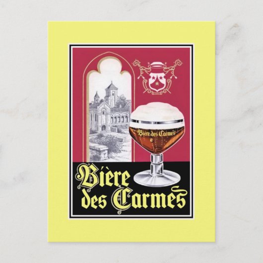 Frans Abbay bier adverteren Briefkaart (Voorkant)