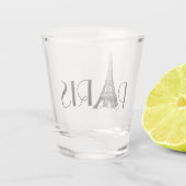 Frans Accent Shot Glas (Achterkant)