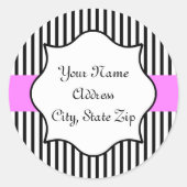 Frans adres Sticker (Voorkant)