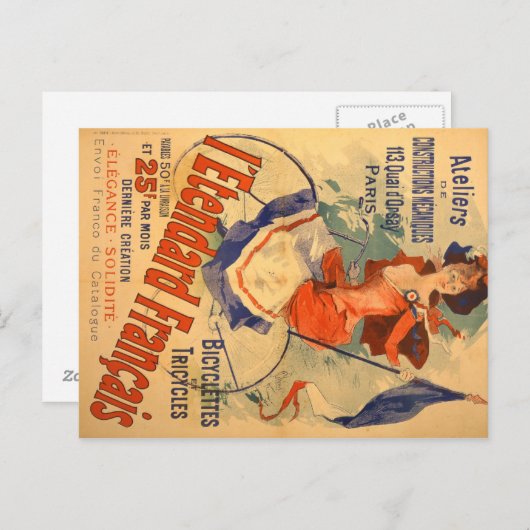 Frans Adverteren Briefkaart (Voorkant / Achterkant)