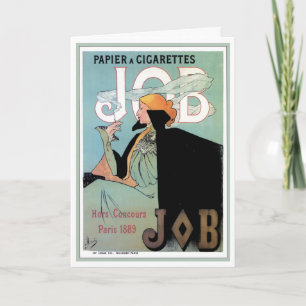 FRANS ADVERTEREN CIGARETTE POSTERART GREETING KAART