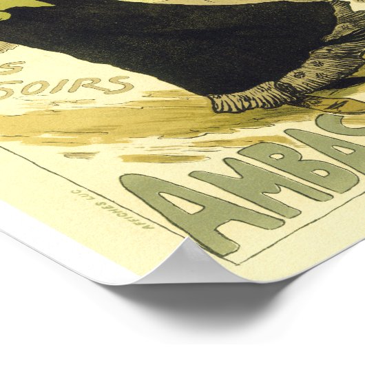 Frans Adverteren Eugenie Buffet Poster (Hoek)