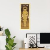  Frans Adverteren Jeanne Darc Poster (Thuiskantoor)