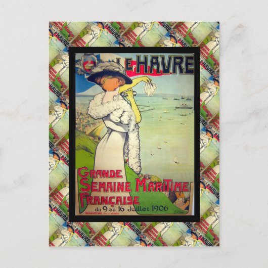  Frans adverteren, Le Havre Briefkaart (Voorkant)