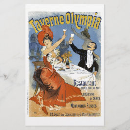 -Frans Adverteren Taverne Olympia Briefpapier