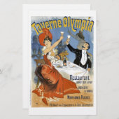 -Frans Adverteren Taverne Olympia Briefpapier (Voorkant / Achterkant)