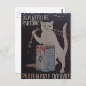 Frans Advertisement - katten Briefkaart (Voorkant / Achterkant)