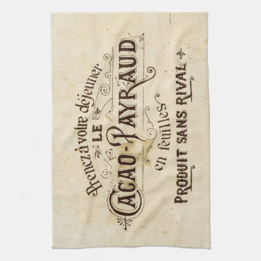  Frans Afbeelding Kitchen Towel Theedoek (Verticaal)