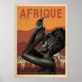  Frans-Afrikaanse reizen Poster (Voorkant)