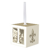  Frans Alfabet Block Ornament set "I" (Achter hoekig)