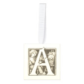  Frans alfabet blok Ornament set "A" (Voorkant)
