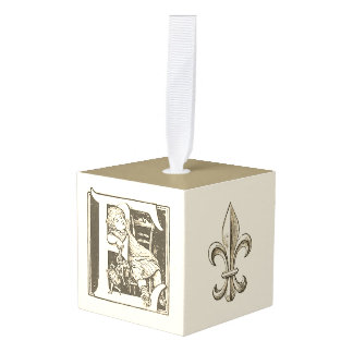  Frans alfabet blok Ornament set "E"