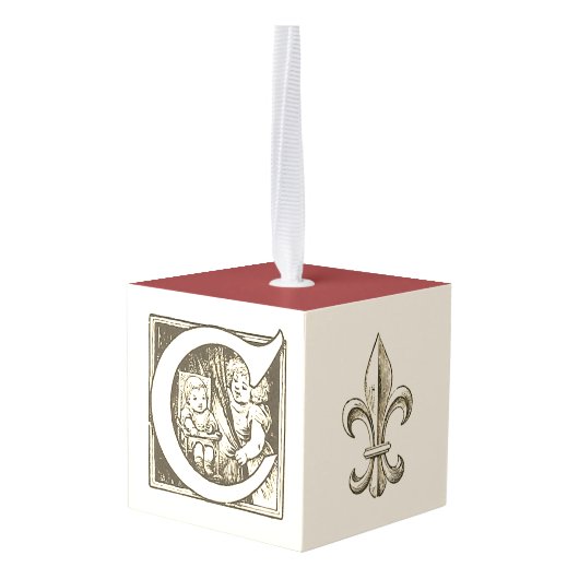  Frans alfabet Ornament set "C" (Achter hoekig)