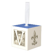  Frans alfabet Ornament Set "V" (Voorkant hoekig)