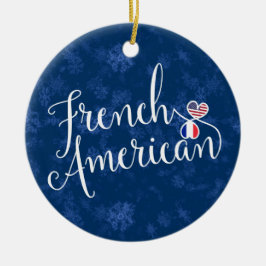 Frans-Amerikaans Ornament met kerstbomen, Frankrij