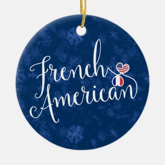 Frans-Amerikaans Ornament met kerstbomen, Frankrij (Voorkant)