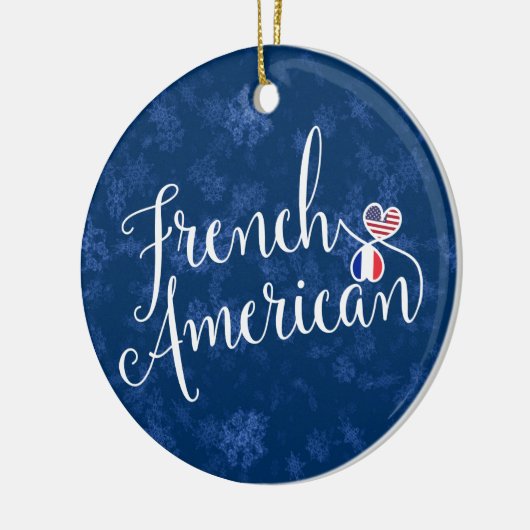 Frans-Amerikaans Ornament met kerstbomen, Frankrij (Links)
