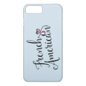 Frans - Amerikaans - Ton Hearts Cell Phone Case (Achterkant)